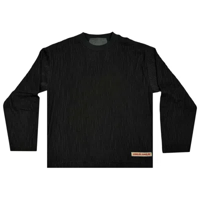 Pre-owned Jungles Wavy Long-sleeve Tee 'black' | Men's Size L