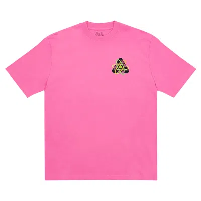 Pre-owned Palace Tri-atom T-shirt 'pink' | Men's Size S