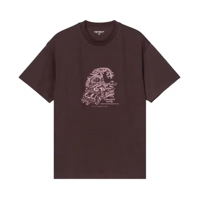 Pre-owned Carhartt Wip Short-sleeve Unit T-shirt 'palisander' | Brown | Men's Size S