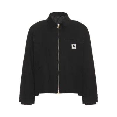 Pre-owned Sacai X Carhartt Wip Duck Jacket 'black' | Men's Size 2