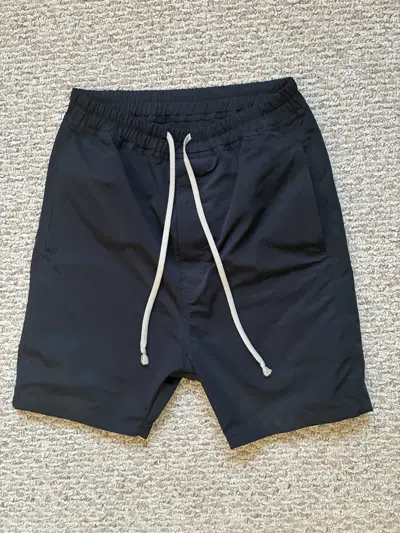 Pre-owned Rick Owens Drkshdw Fw18 Pod Shorts Xs In Mu In Black