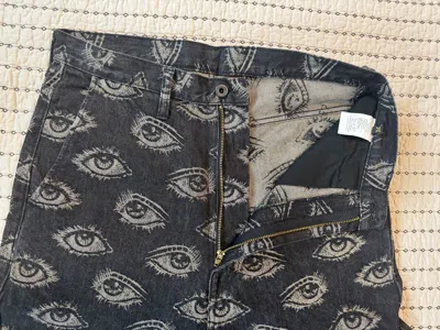 Pre-owned Kapital 12 oz Speakeasy Denim Port Baggy Pants Size 2 New In Black