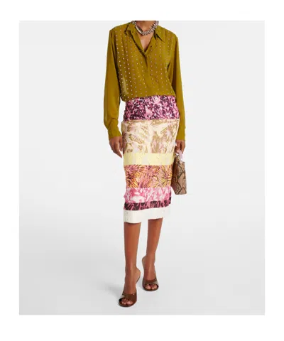 Dries Van Noten Round-toe High-heeled Sandals In Multi