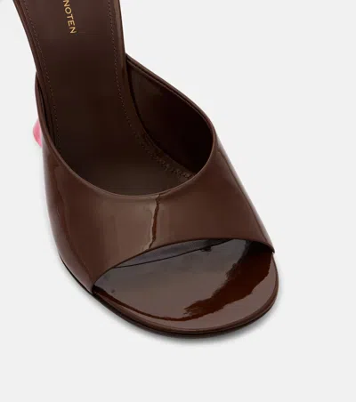 Dries Van Noten Round-toe High-heeled Sandals In Multi