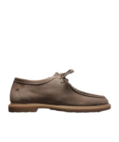 Tommy Hilfiger Suede Lace-up Shoes In Brown
