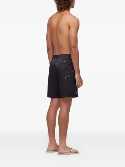 Osklen Shell-print Swim Shorts In Black
