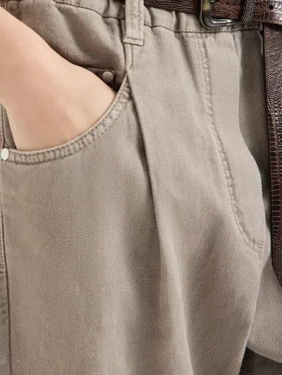 Brunello Cucinelli Five-pocket Trousers In Multi