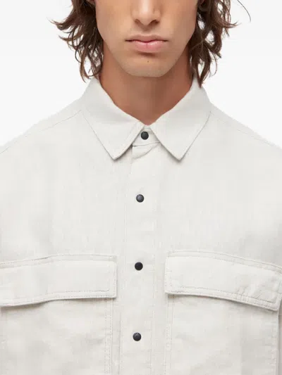 Osklen Utility Overshirt In White