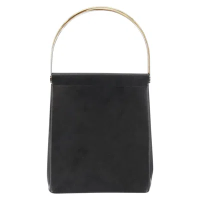 Pre-owned Cartier Trinity Hand Bag Leather Black Leather Bag ()
