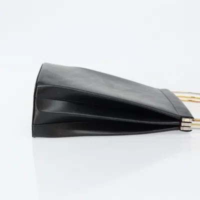 Pre-owned Cartier Trinity Hand Bag Leather Black Leather Bag ()