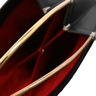 Pre-owned Cartier Trinity Hand Bag Leather Black Leather Bag ()