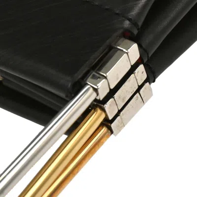 Pre-owned Cartier Trinity Hand Bag Leather Black Leather Bag ()