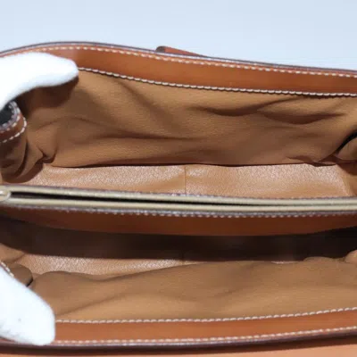 Pre-owned Celine Vintage Convertible Top Handle Bag Macadam Coated Canvas Brown Canvas Bag ()