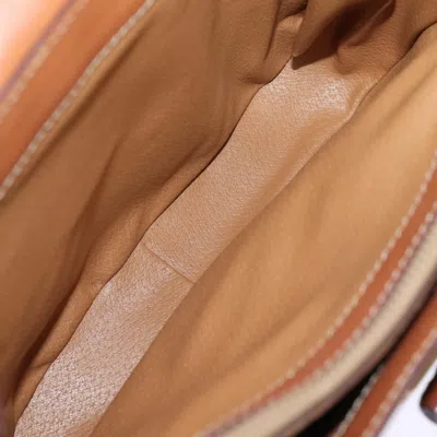 Pre-owned Celine Vintage Convertible Top Handle Bag Macadam Coated Canvas Brown Canvas Bag ()