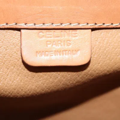 Pre-owned Celine Vintage Convertible Top Handle Bag Macadam Coated Canvas Brown Canvas Bag ()