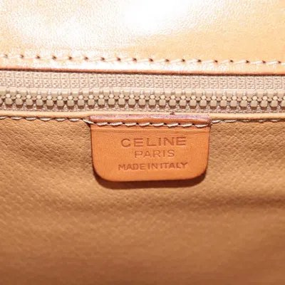 Pre-owned Celine Vintage Convertible Top Handle Bag Macadam Coated Canvas Brown Canvas Bag ()