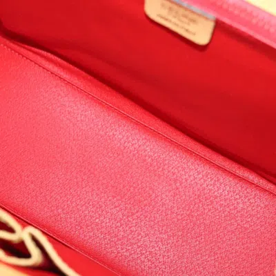 Pre-owned Celine Vintage Convertible Turnlock Top Handle Bag Leather Yellow Leather Bag ()