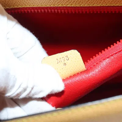 Pre-owned Celine Vintage Convertible Turnlock Top Handle Bag Leather Yellow Leather Bag ()