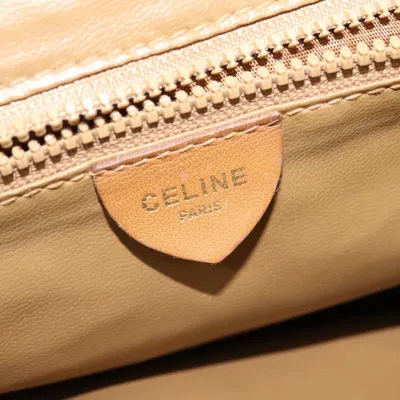 Pre-owned Celine Vintage Macadam Handbag Canvas Beige Canvas Bag () In Sand