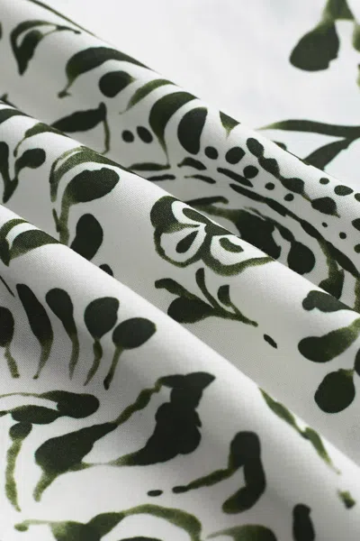 Cupshe Green Paisley V-neck Mini Dress In Multi