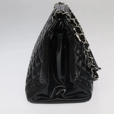 Pre-owned Chanel Bubble Just Mademoiselle Bag Cuir Verni Black Patent_leather Bag ()
