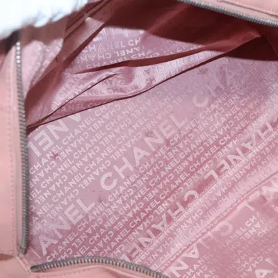 Pre-owned Chanel Chocolate Bar Cc Bowler Bag Caviar Skin Pink Leather Bag ()