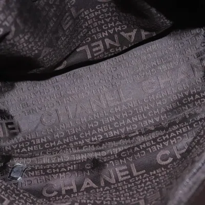 Pre-owned Chanel Chocolate Bar Coco Mark Handbag Caviar Skin Brown Leather Bag ()