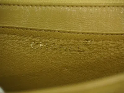 Pre-owned Chanel Coco Top Handle Bag Quilted Caviar Beige Leather Bag () In Sand