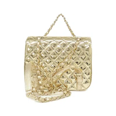 Pre-owned Chanel Gold Metallic Leather Backpack ()