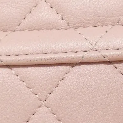 Pre-owned Chanel Pink Leather Backpack ()