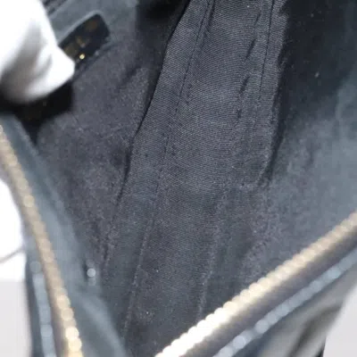 Pre-owned Chanel Timeless Cc Chain Pochette Quilted Caviar Black Leather Bag ()