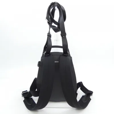 Pre-owned Dior Christian  Black Gray Backpack () In Multi