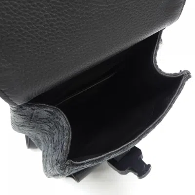 Pre-owned Dior Christian  Black Gray Backpack () In Multi