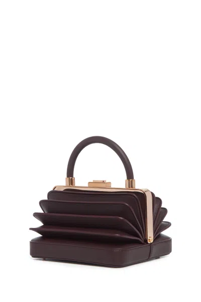 Gabriela Hearst Diana Bag In Bordeaux Nappa Leather In Brown