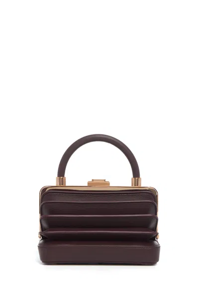 Gabriela Hearst Diana Bag In Bordeaux Nappa Leather In Brown