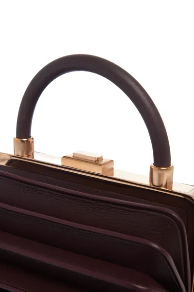 Gabriela Hearst Diana Bag In Bordeaux Nappa Leather In Brown