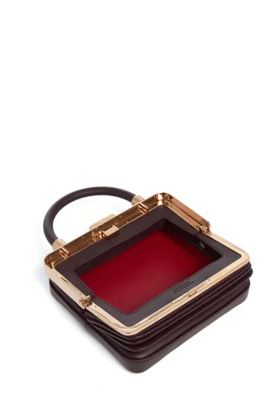 Gabriela Hearst Diana Bag In Bordeaux Nappa Leather In Brown