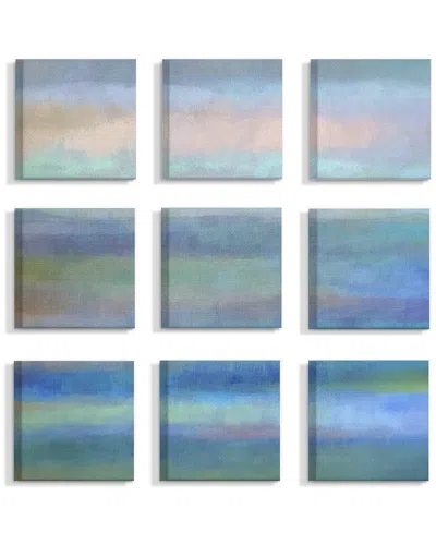 Stupell Gentle Abstract Blue Water Paint Splash By Cora Niele Canvas Art In Multi