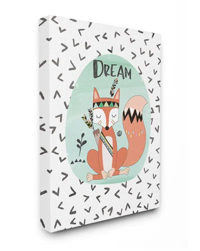 Stupell Dream Tribal Fox By Jo Moulton Canvas Art In Multi