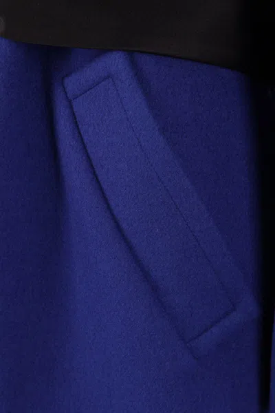 Saint Laurent Coats In Blue