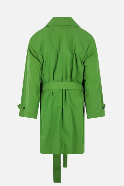 Saint Laurent Coats In Green