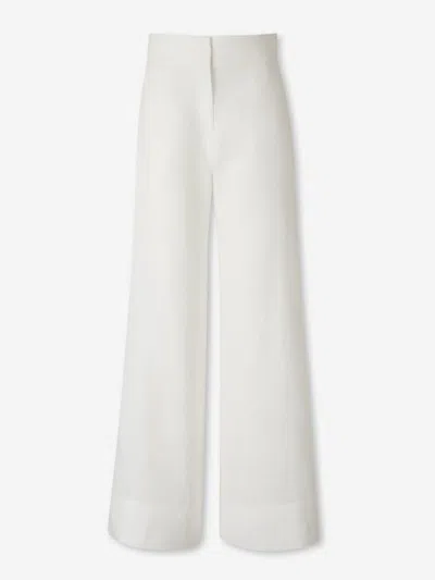 Andres Otalora Wide Pants Santos In White
