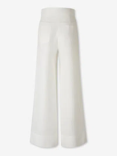 Andres Otalora Wide Pants Santos In White