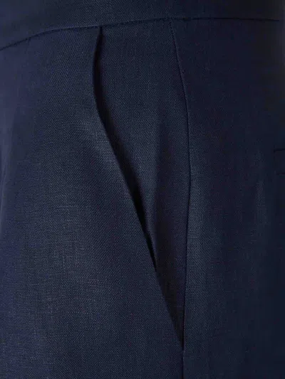 Andres Otalora Plenitud Pleated Tencel Wide-leg Pants In Blue