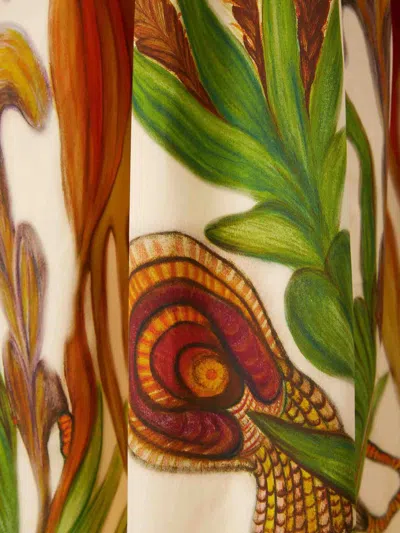 Ulla Johnson Midi Filagree Skirt In Neutral