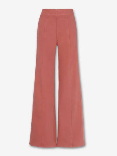 Ulla Johnson Bianca Flared High-waist Jeans In Pink