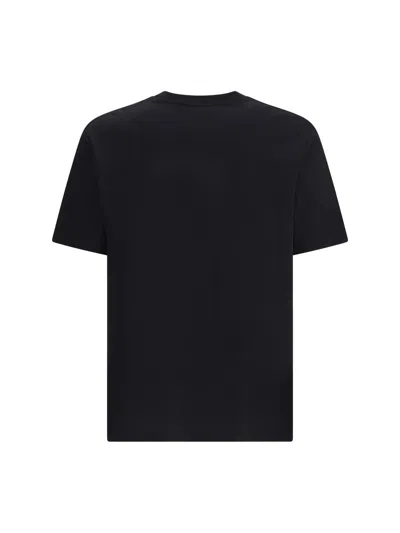 Balmain Men Logo T-shirt In Black