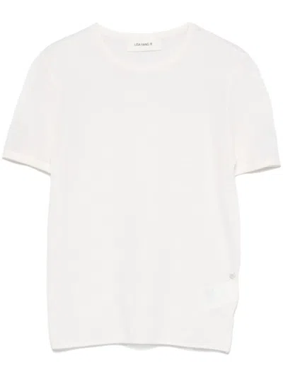 Lisa Yang Women Ira Cashmere T-shirt In White
