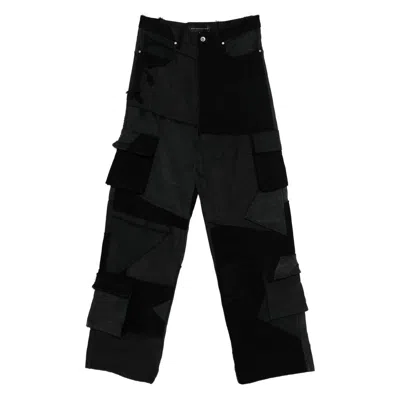 Who Decides War Panelled-design Denim In Black