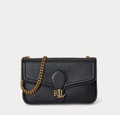 Ralph Lauren Logo Chain Bag In Black